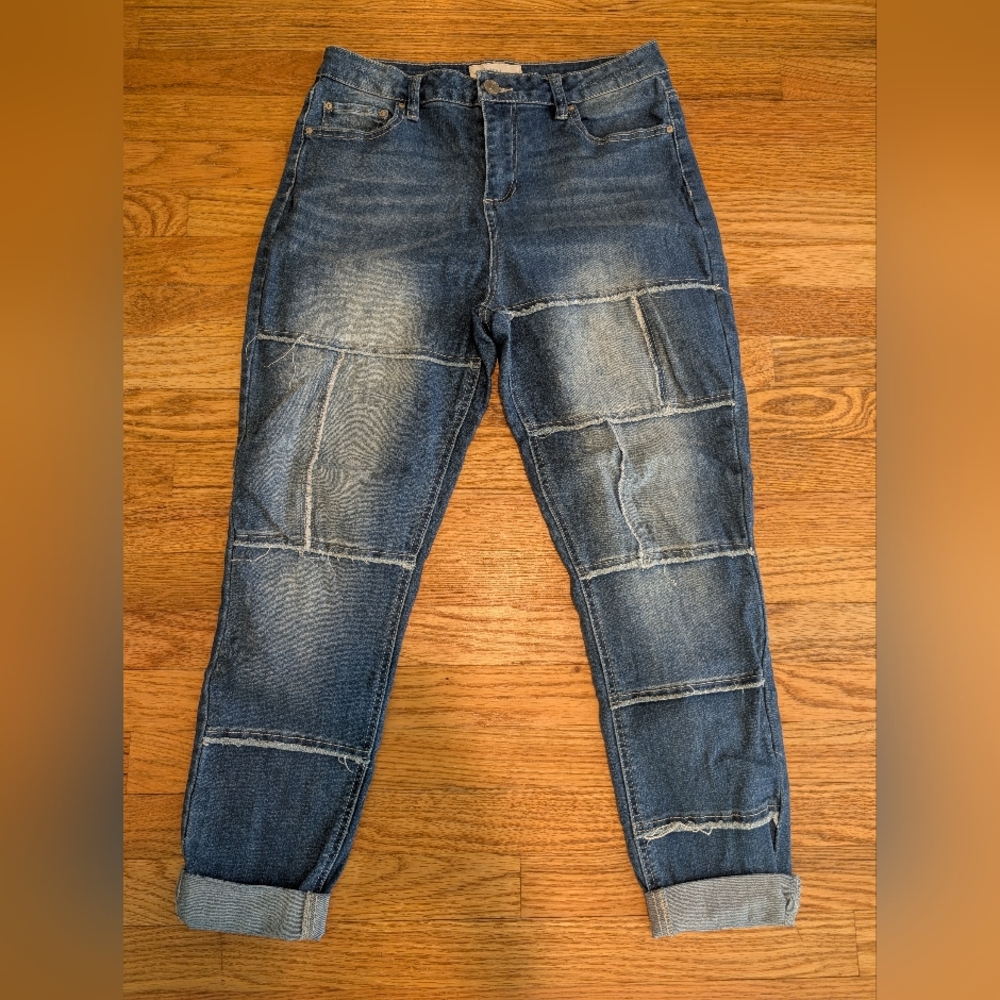 Women's Blue Distressed Jeans